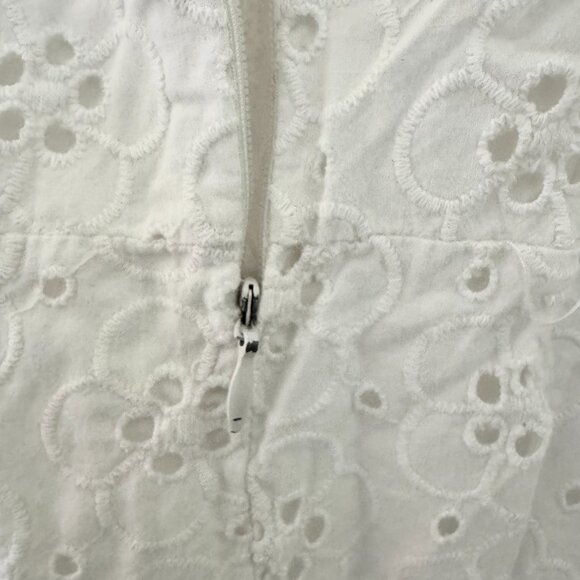 CLASSIC GIRLS ZARA WHITE EYELET ROMPER SIZE 10 LIGHT WEIGHT EUC NO STAINS LINED - Picture 11 of 14